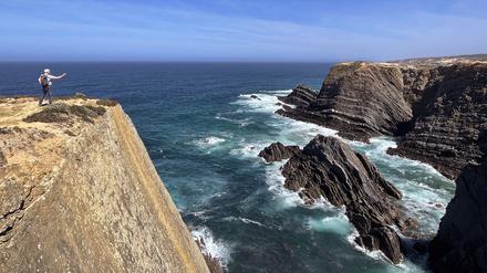 Portugal, Cabo Sardao: Derzeit ist der Nordatlantik so warm wie noch nie um diese Jahreszeit seit Beginn der Satellitenmessungen vor 40 Jahren.