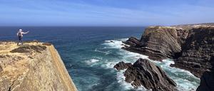 Portugal, Cabo Sardao: Derzeit ist der Nordatlantik so warm wie noch nie um diese Jahreszeit seit Beginn der Satellitenmessungen vor 40 Jahren.