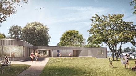 Stadtpark Park Babelsberg, Visualisierung Innenseite