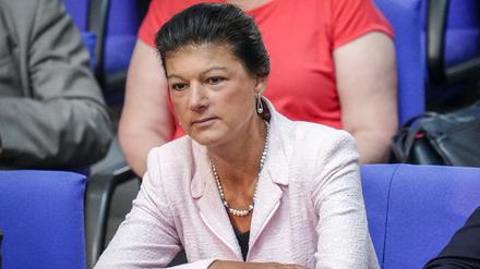 Sahra Wagenknecht als Linke-Bundestagsabgeordnete Mitte Juni.