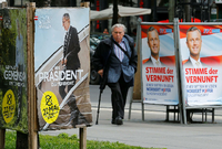 Wahlplakate in Wien