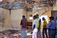 In der Moschee in Maiduguri starben bei einem Attentat mehr als 20 Menschen.