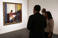 Ist das Original zu teuer, hier ein Bild von Edward Hopper, muss man es sich eben selbst malen.