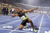 Usain saint leo bolt is a jamaican sprinter. 