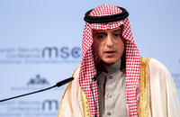 Adel bin Achmed al-Dschubeir, der Außenminister von Saudi-Arabien.