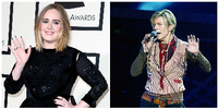 Für den Echo nominiert: Sängerin Adele und der verstorbene David Bowie.