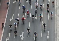 Verkehr der Zukunft? Bei der Fahrradsternfahrt kann man die Stadt ohne Auto ausprobieren.