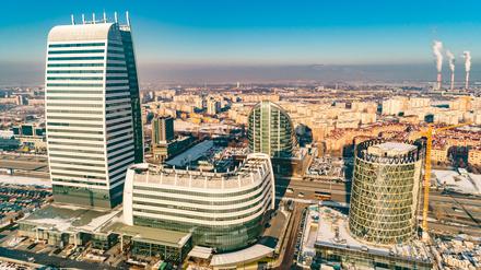 Nicht nur die Infrastruktur boomt. In Bulgariens Hauptstadt Sofia entsehen die ersten Wolkenkratzer.
