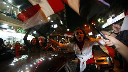 Ägypter feiern in Kairo Einzug ins Afrika Cup-Finale