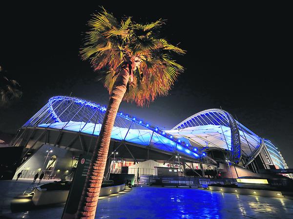 Das Khalifa International Stadium in Doha bietet Platz für etwa 45.000 Zuschauer. (Archivbild von 2019)