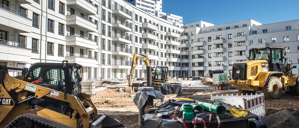 Hier hat Vonovia mittlerweile fertig gebaut: Neubausiedlung Alboingärten in Berlin-Schöneberg.