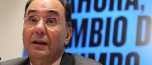 Alejo Vidal-Quadras, Mitbegründer der rechtspopulistischen Vox, spricht auf einer Veranstaltung. Vidal-Quadras ist auf offener Straße niedergeschossen worden. 