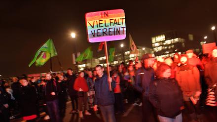 Am Jahrestag der Novemberpogrome vor 80 Jahren haben am 9. November 2018 in Berlin mehrere Demonstrationen stattgefunden. (Archivbild)  