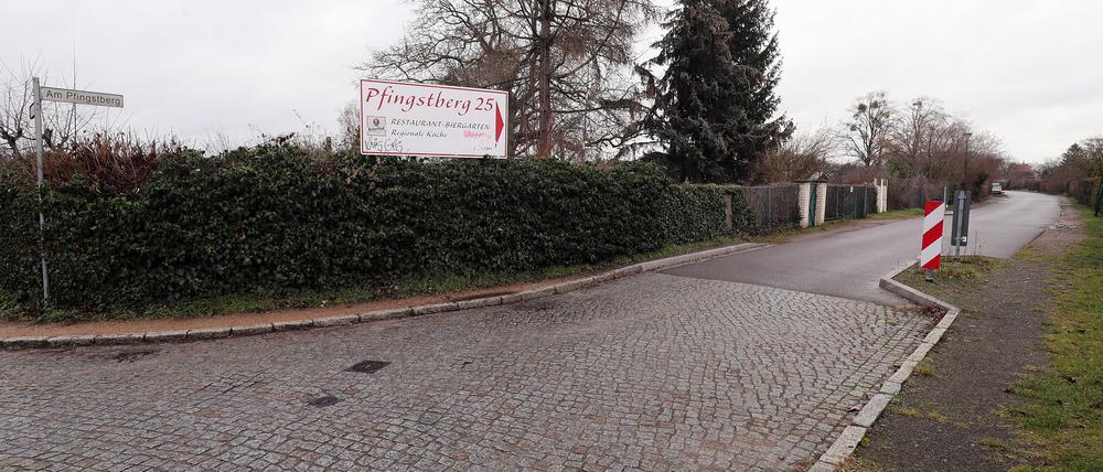 In der Straße Am Pfingstberg sollen künftig Fußgänger Vorrang haben.