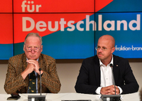 Andreas Kalbitz, Chef der AfD-Landtagsfraktion und der Parteivorsitzender Brandenburger AfD.