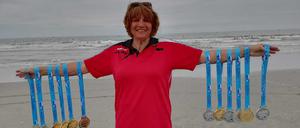 Heute ist Angela Franke als Rettungsschwimmerin tätig.