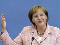 Bundeskanzlerin Angela Merkel (CDU) bei "Brigitte Live".