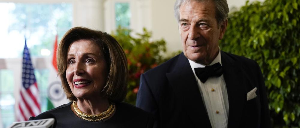 Die Abgeordnete Nancy Pelosi und ihr Ehemann Paul Pelosi.