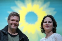 Annalena Baerbock und Robert Habeck, die Bundesvorsitzenden von Bündnis 90/Die Grünen.