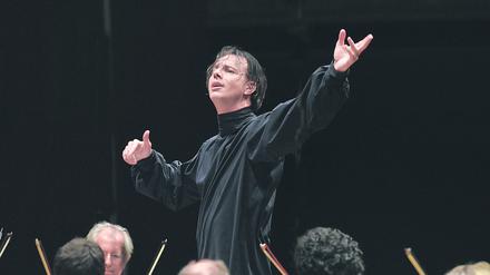 Teodor Currentzis, hier als Chefdirigent des SWR-Symphonieorchesters.  