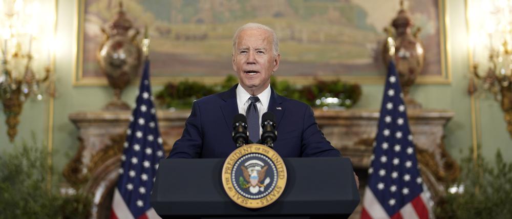 US-Präsident Joe Biden hat das im Kongress ausgehandelte Gesetz für einen Übergangshaushalt unterzeichnet.