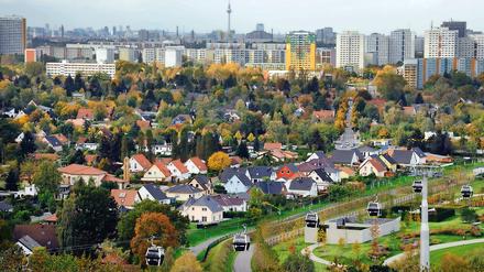 In Marzahn-Hellersdorf befinden sich weitläufige Einfamilienhausgebiete.