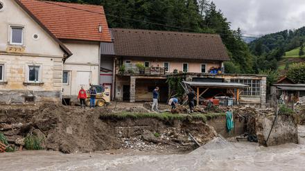 Schäden in Slowenien 