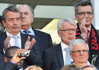 Zu hoch für den Sportausschuss? Wolfgang Niersbach und Theo Zwanziger reden nicht so gern mit der Politik.