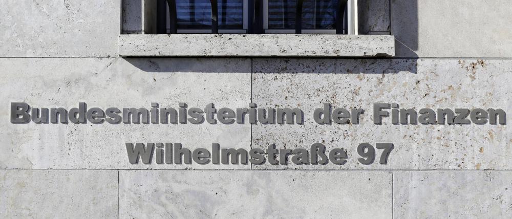 Aussenansicht des Bundesministeriums fuer Finanzen, DEU, Berlin, 22.03.2020 