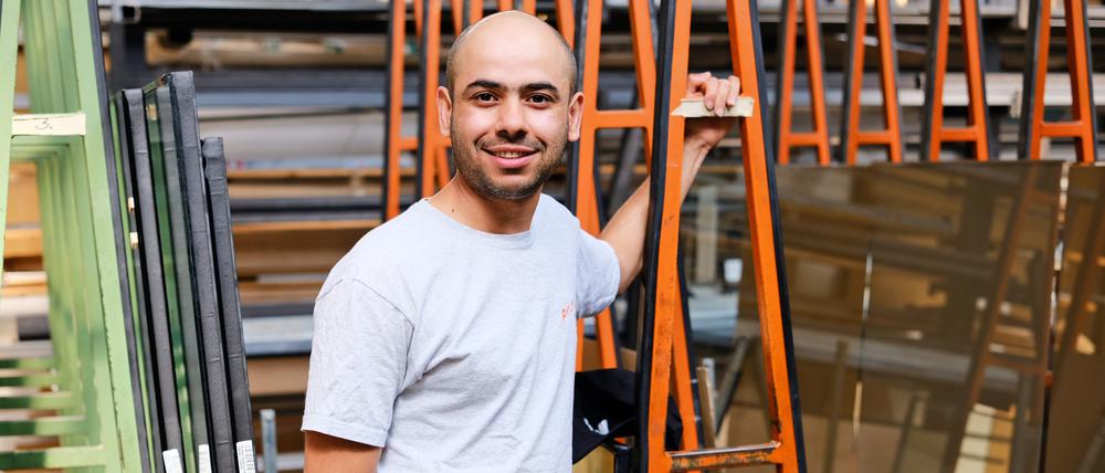 Zaid Al Jaafari stammt aus dem Irak. Dort hatte er als Fensterbauer gearbeitet.