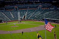 Die Baltimore Orioles tragen ihr Heimspiel in der Profiliga MLB gegen die Chicago White Sox ohne Zuschauer aus.