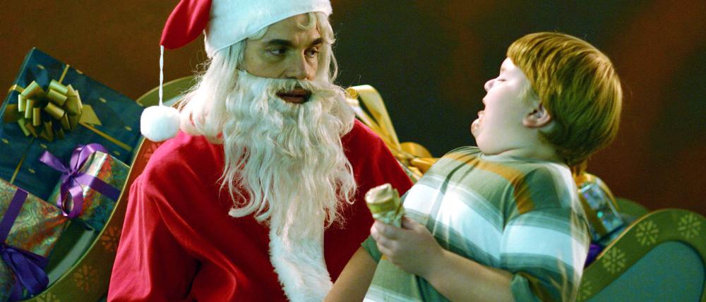 Billy Bob Thornton (rechts) in „Bad Santa“.