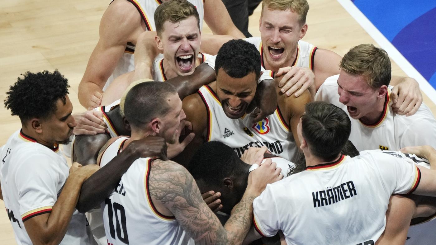 Mannschaft gelingt die Sensation Deutschland ist erstmals Basketball