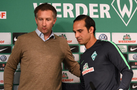 Frank Baumann (links) hat Alexander Nouri zum Cheftrainer befördert.