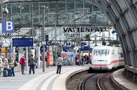 Sperrung des Berliner Hauptbahnhofs im Jahr 2015