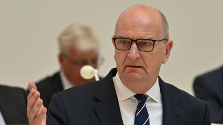 Brandenburgs Ministerpräsident Dietmar Woidke (SPD) legt sich gegen eine Erhöhung des Rundfunkbeitrags fest.