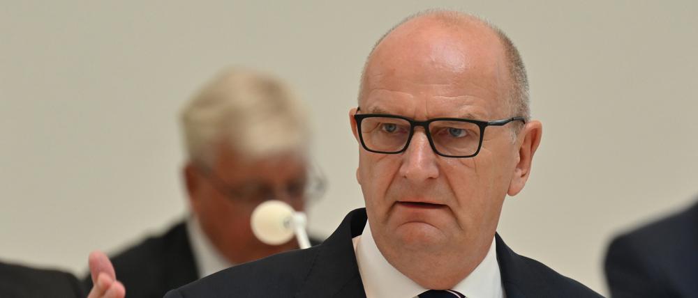 Brandenburgs Ministerpräsident Dietmar Woidke (SPD) legt sich gegen eine Erhöhung des Rundfunkbeitrags fest.