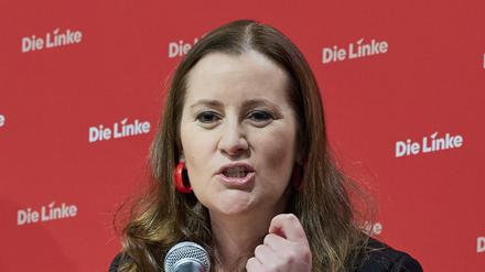 Janine Wissler (Die Linke) ist Parteivorsitzende.