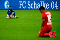Richtig freuen konnte sich keiner beim nach dem Spiel zwischen Schalke und Leverkusen.