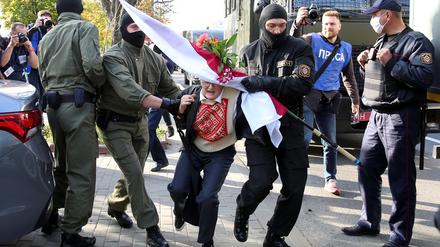 Für die Demonstrationen in Belarus gibt es nur wenig Solidarität aus westlichen Demokratien.