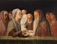 Kopie? "Die Darbringung Christi im Tempel" von Giovanni Bellini.