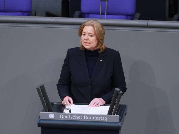 Bundestagspräsidentin Bärbel Bas (SPD) ruft zu Verständigung, Respekt und Toleranz auf. 