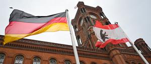 Das Rote Rathaus in Berlin vor der Wiederholungswahl.
