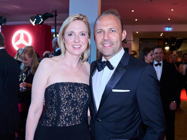 Sebastian Czaja (FDP) kam mit seiner Frau Katharina zum Ball der Wirtschaft am 20. Mai 2023 im Intercontinental Berlin.