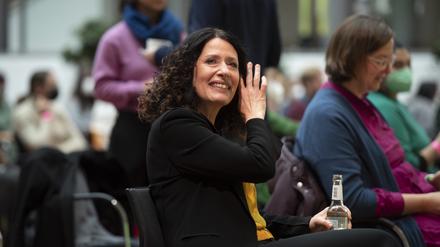 Die Spitzenkandidatin von Bündnis 90/Die Grünen für die anstehende Wahl zum Berliner Abgeordnetenhaus, Bettina Jarasch.