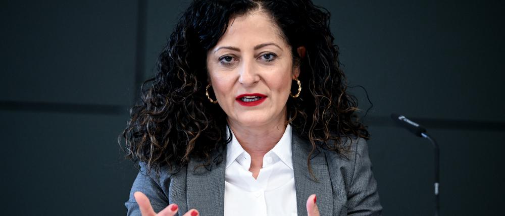 Cansel Kiziltepe (SPD), Senatorin für Arbeit, Soziales, Gleichstellung, Integration, Vielfalt und Antidiskriminierung.