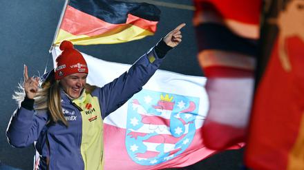 Denise Herrmann-Wick gewann bei der WM in Oberhof bereits zwei Medaillen.