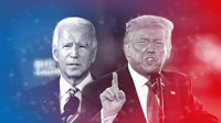 Der Demokrat Joe Biden und der republikanische US-Präsident Donald Trump.