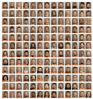 142 Männer und Frauen, die wegen Beteiligung am organisierten Verbrechen nach der Schießerei in Waco, Texas, festgenommen wurden. Insgesamt verhaftete die Polizei 170 Rocker.