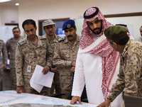 Die Saudis besprechen ihre Interventionspläne im Jemen.